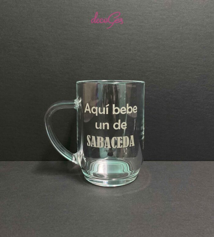 Jarra cerveza personalizada para regalo de cumpleaños Decoges